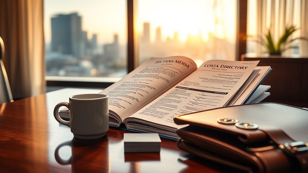 costa mesa directory visibility